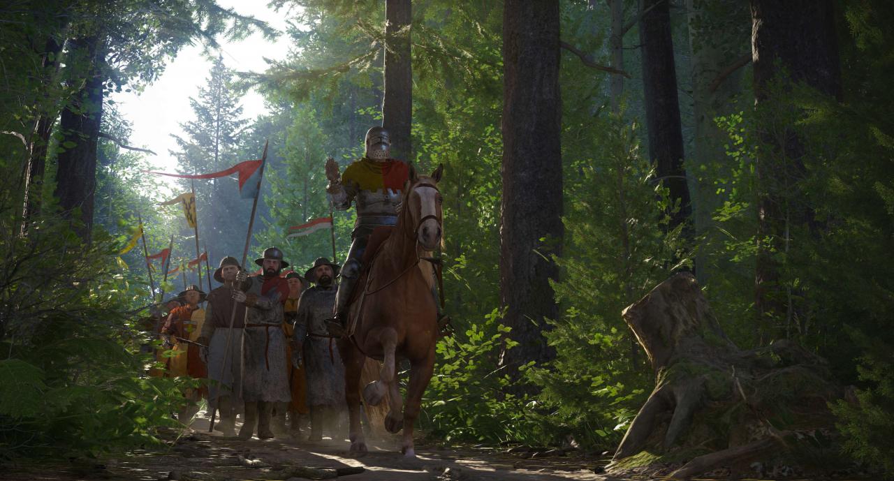 [25/02/2016] Kingdom Come: Deliverance - Die Wälder im Spiel wirken schon in der Beta sehr natürlich. Ob die hier gezeigte Vegetationsdichte aber am Ende aufrecht erhalten werden kann?
