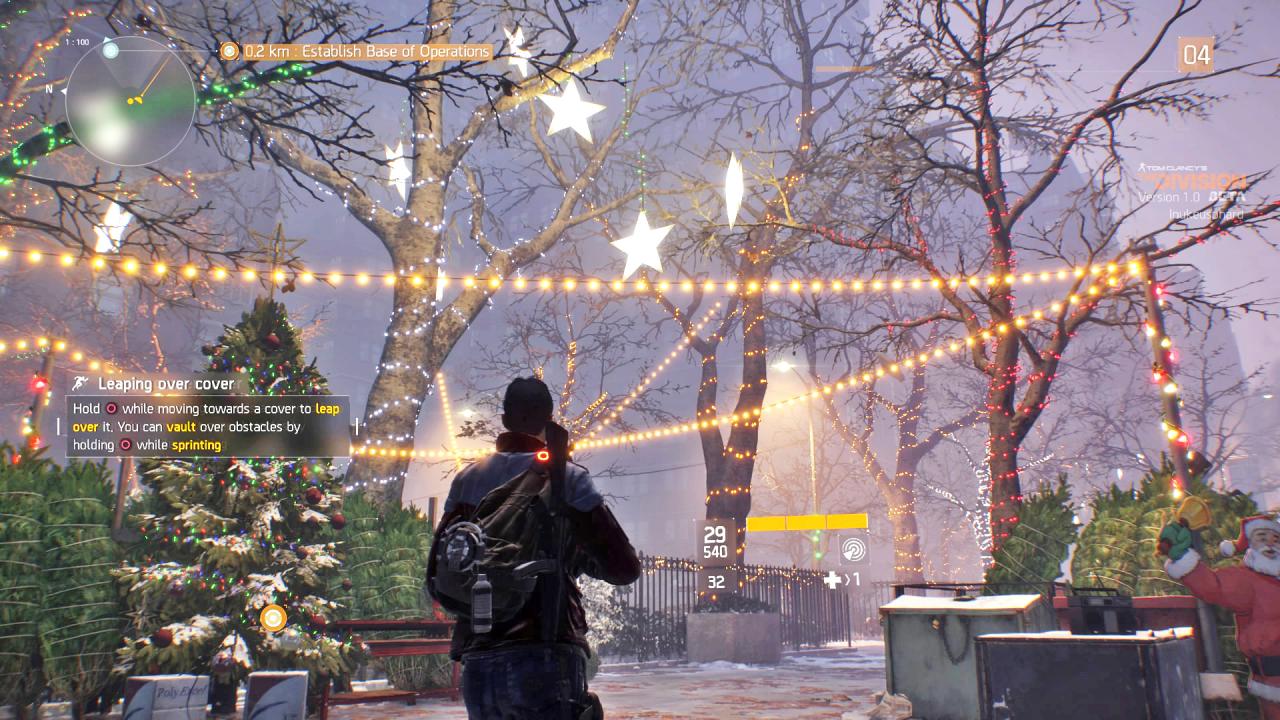 [08/02/2016] The Division: Das längste Weihnachten aller Zeiten - optisch macht die Deko einiges her, gerade bei Nacht.