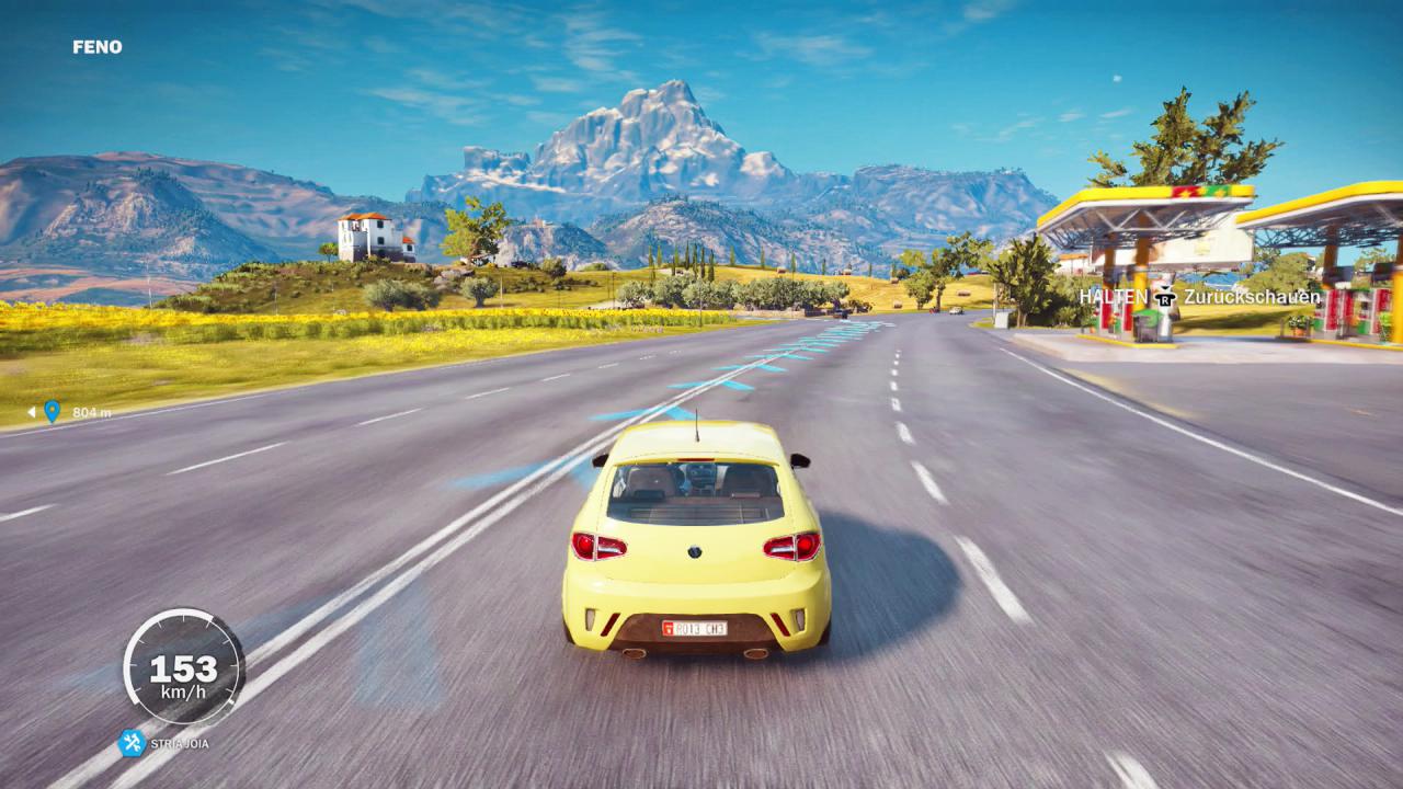 [03/02/2016] Wie im Urlaub: Medici sieht ziemlich authentisch aus. Die Handhabung der Fantasiefahrzeuge (natürlich mit Schadensmodell) geht in Ordnung. (Xbox One)