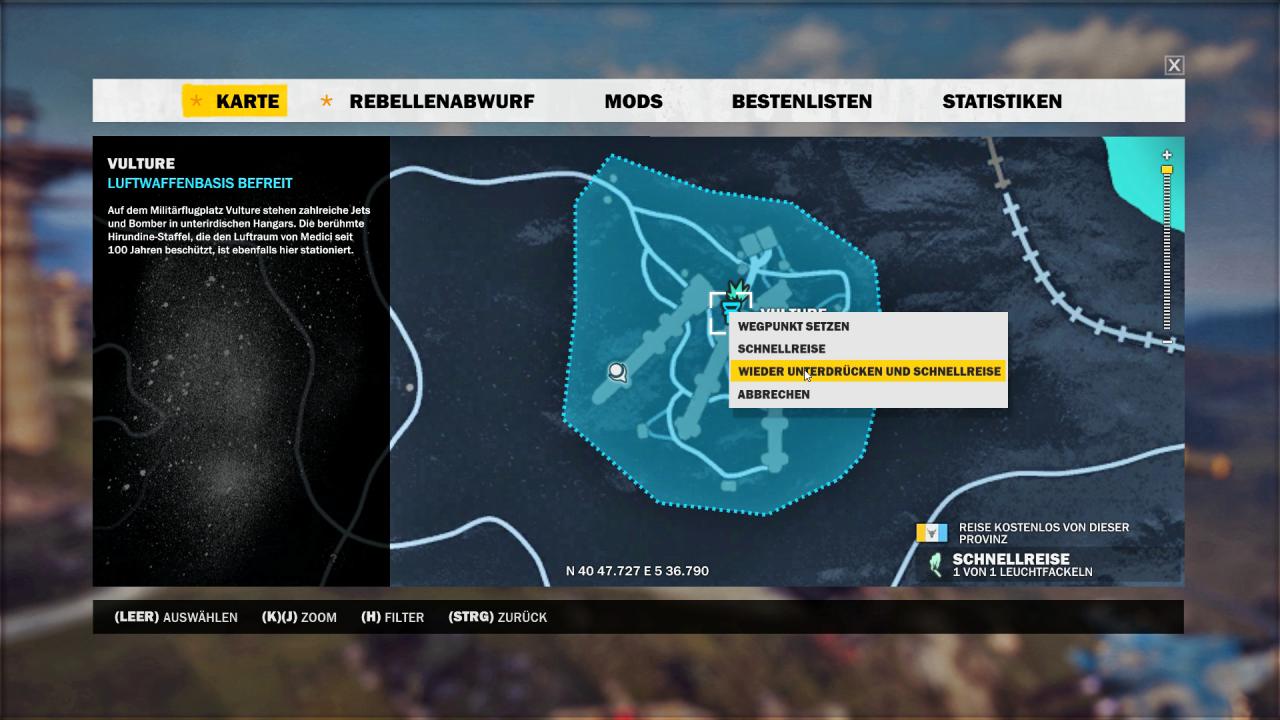 [03/02/2016] Auf ein Neues: Im Modus New Game Plus kann man Siedlungen wieder in den Besetzt-Status versetzen und sie somit ein weiteres Mal einnehmen. (PC)