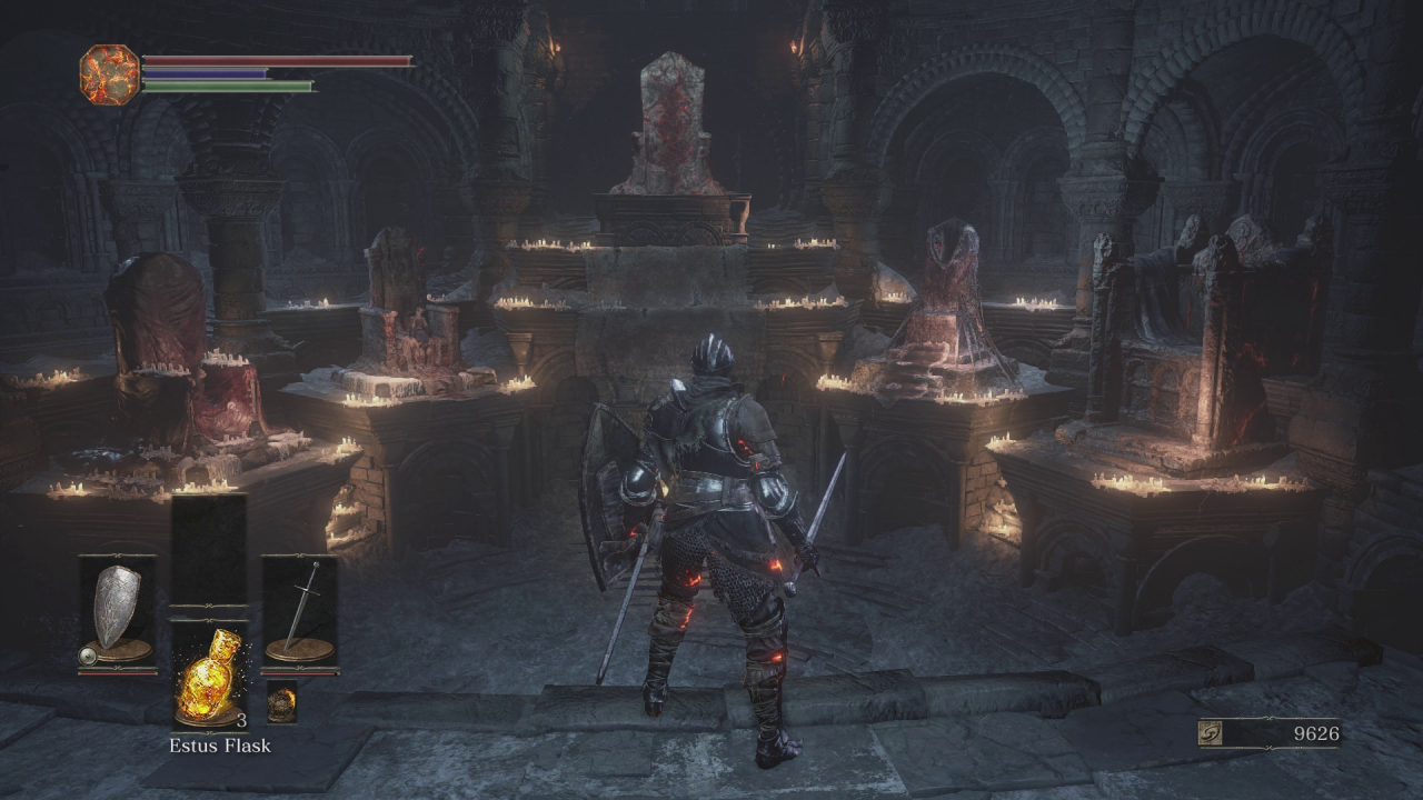 [29/02/2016] Wer genauer hinschaut, findet bei diesem Raum einige Parallelen zum Nexus von Demon's Souls - es wird nicht die einzige Gemeinsamkeit bleiben.
