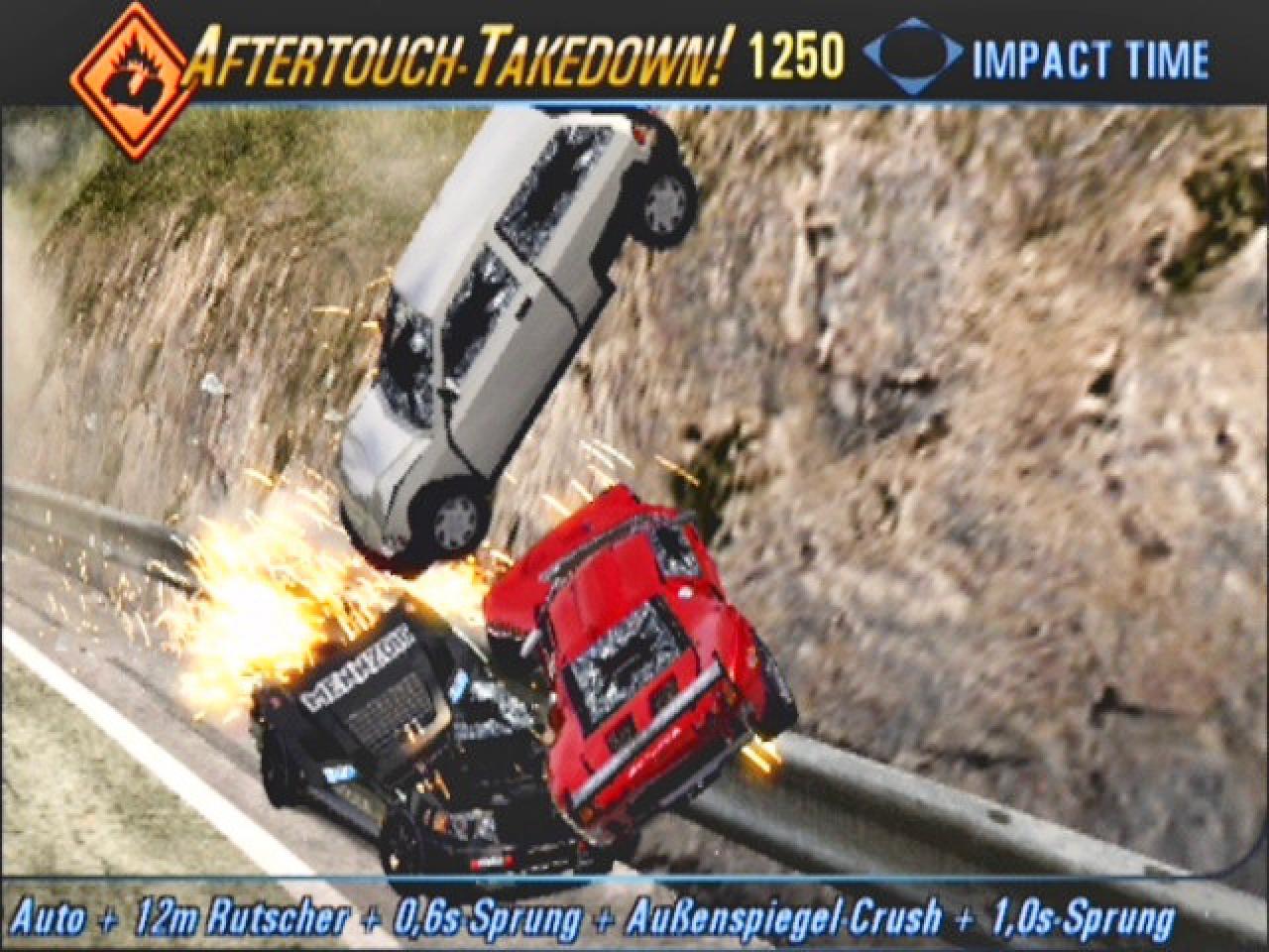 [14/03/2016] Crash-Orgie: Zu PS2-Zeiten bot die Burn out-Serie das beste Schadensmodell im Genre. Der spektakuläre Takedown-Modus brachte es perfekt zum Vorschein. (PS2)