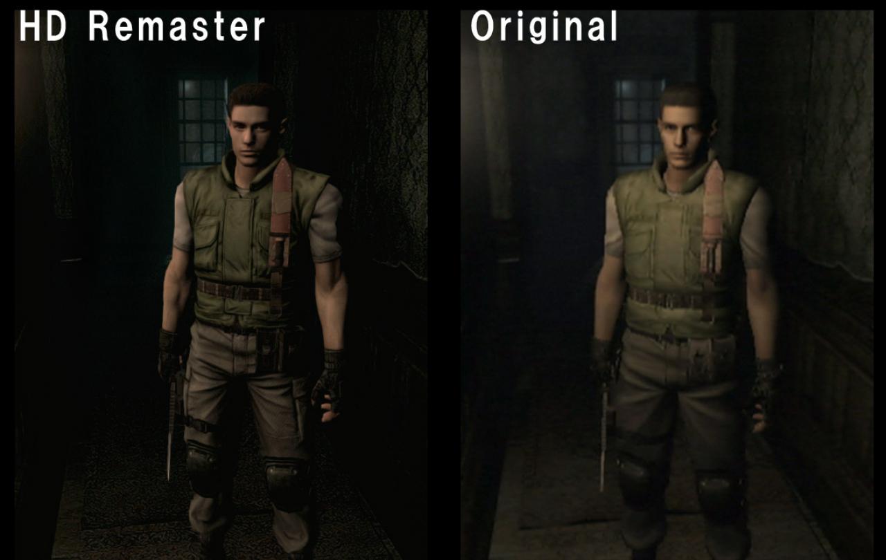 [17/03/2016] Resident Evil HD Remaster: Das Gamecube-Remake von 2002 (l.) wurde für die modernen Konsolen dezent aufgehübscht. Das Horrorspiel gibt es für fast jedes System.