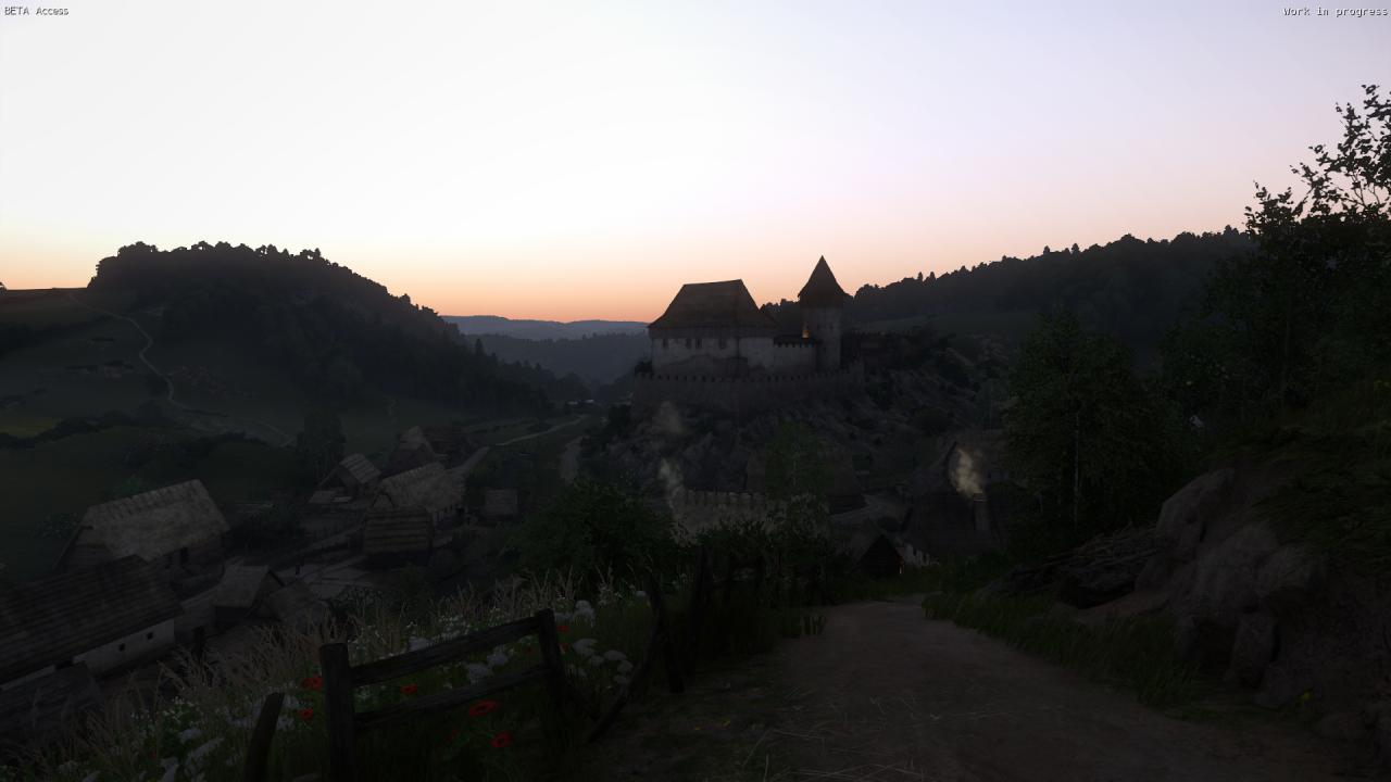 [06/03/2016] Kingdom Come: Deliverance, Beta - Sonnenuntergang bei Burg Talmberg