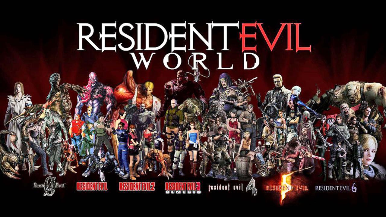 [17/03/2016] Unübersichtlich: Dieses Bild verdeutlicht, wie viele Haupt- und Nebenfiguren mittlerweile im Resident Evil-Universum existieren.