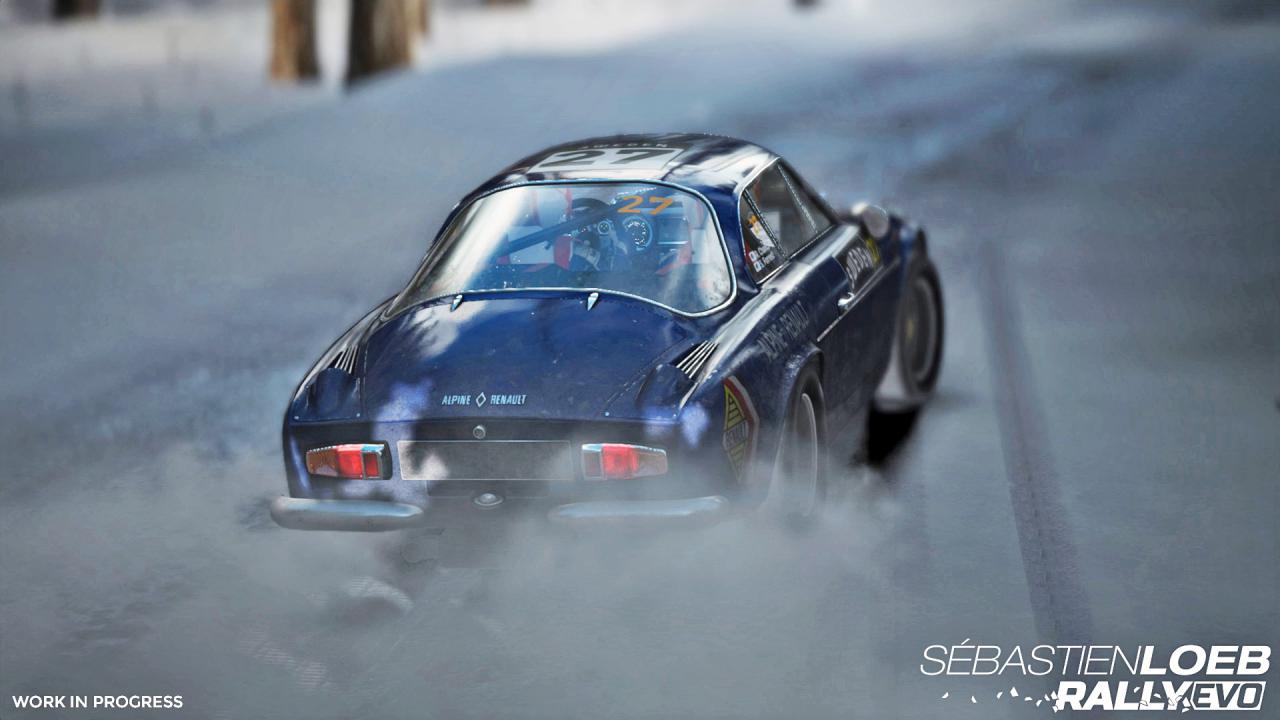 [14/03/2016] Rallye-Klassiker: Der Renault Alpine ist ein echtes Schmuckstück. Bleibt zu hoffen, dass wir dies bald auch von Sebastien Loeb Rally Evo behaupten können. (PC)