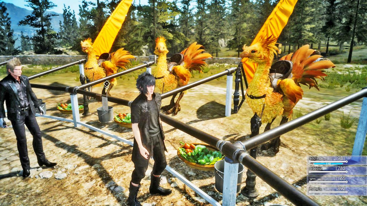 [04/03/2016] Chobobo-Farm: Neben den Mogrys zählen die zweibeinigen Chocobo-Vögel zu den bekanntesten Figuren der langlebigen Rollenspielreihe. (PS4)