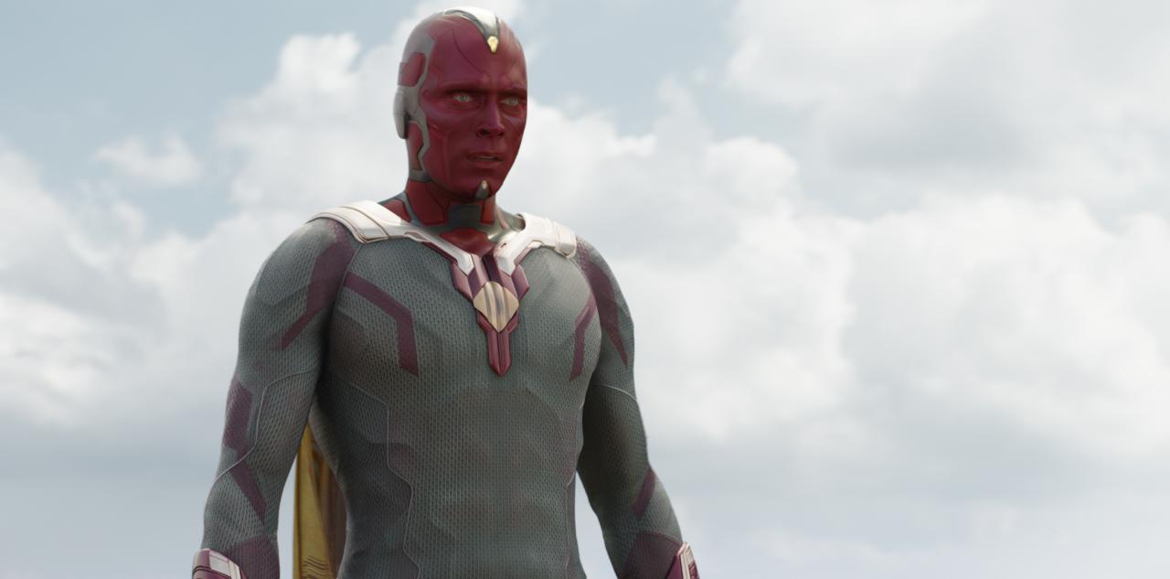 [26/04/2016] In Age of Ultron brachte der Gedankenstein (Mind Stone) den Superhelden Vision ins Leben und ist seither in seiner Stirn eingebettet.
