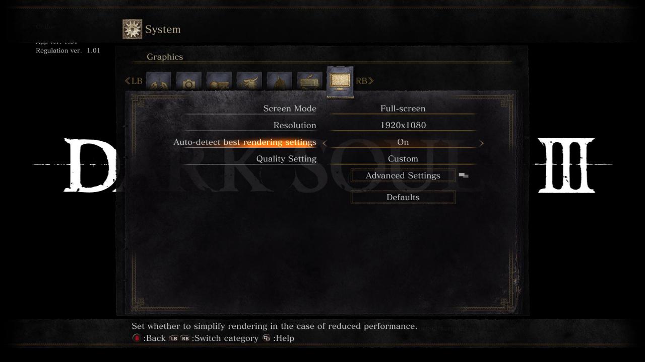 [04/04/2016] Sämtliche Grafikoptionen in Dark Souls 3 lassen sich in der PC-Version 