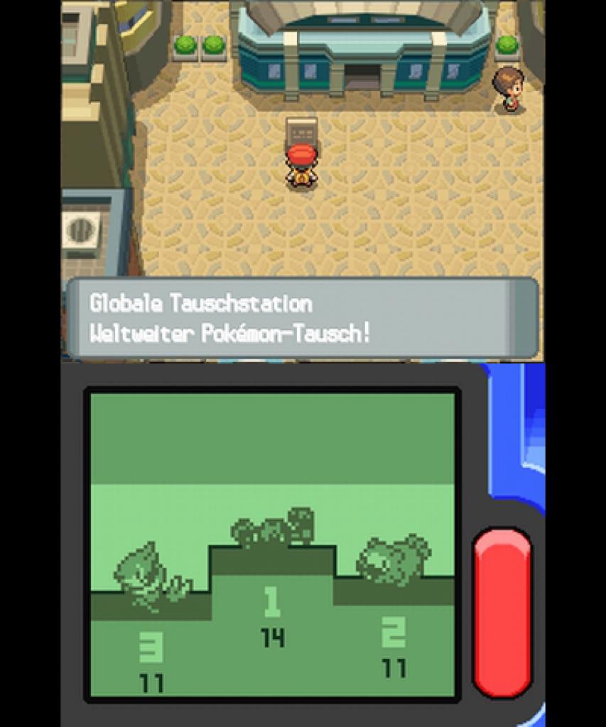 [01/04/2016] Die Global Trade Station (GTS) in Jubelstadt. Bis die Nintendo WiFi Connection Mitte Mai 2014 eingestellt wurde, konnten hier Täusche durchgeführt werden. Jetzt ist das Gebäude genau genommen nutzlos.