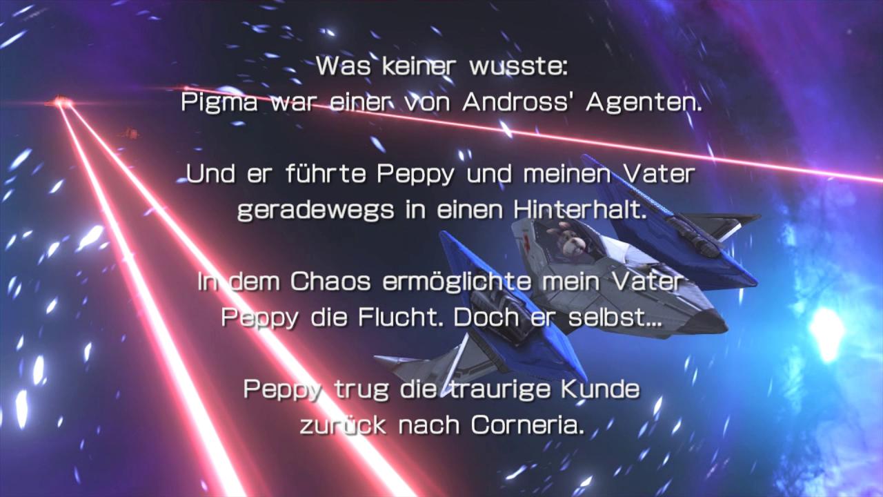 [20/04/2016] Zu Beginn werdet ihr mit einem Monolog von Fox über die bisherigen Ereignisse des Spiels in Kenntnis gesetzt.