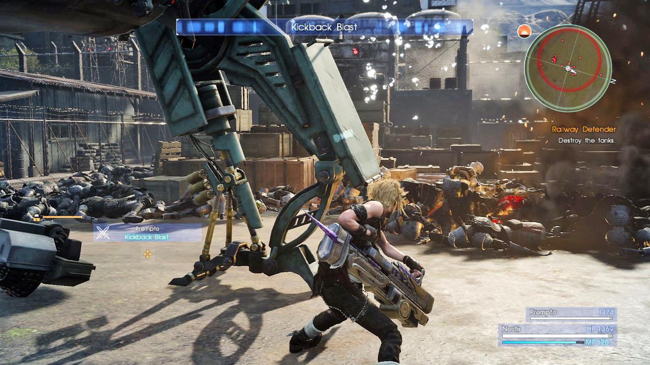 [23/05/2016] Gemeinsam sind wir stärker: Die KI-Kollegen kämpfen automatisch, man kann ihnen aber auch Kommandos geben und so Spezialattacken ausführen. (PS4)