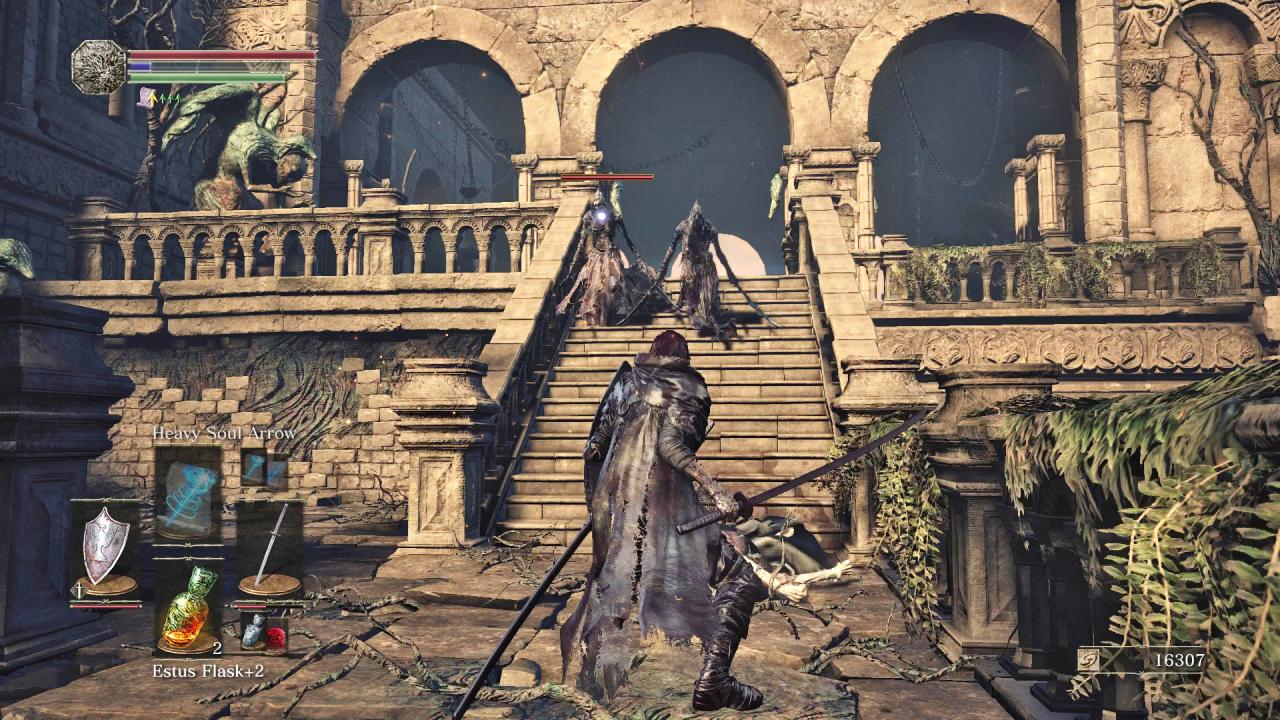 [24/05/2016] Gruppendynamik: Gegner sind im dritten Teil der Reihe oft in Grüppchen unterwegs und verfolgen euch viel länger als in anderem From-Software-Titeln. (PS4)
