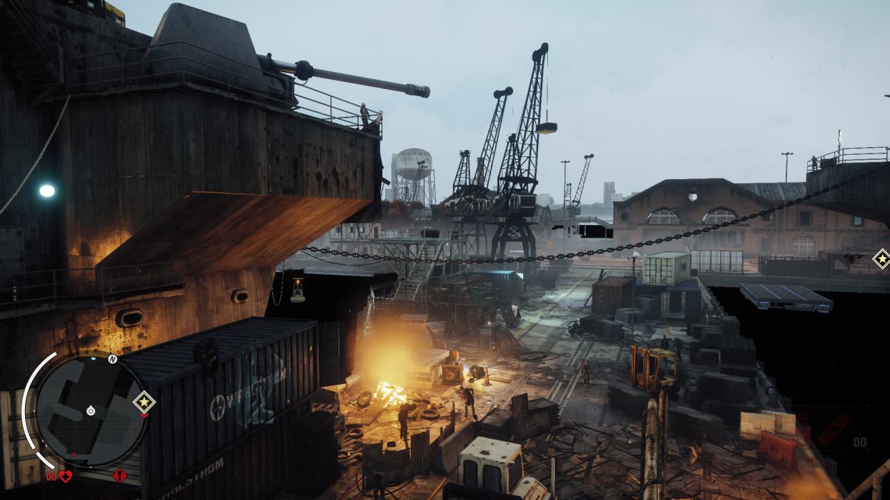 Der Marinewerfthafen ist eine der coolsten Locations im Spiel.