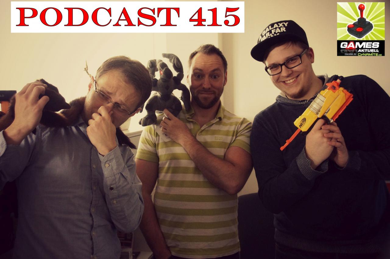 [27/05/2016] Games Aktuell Podcast 415: Max, Andy, Luca (von links)