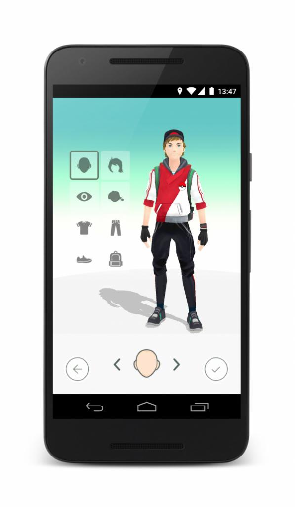 [23/06/2016] Euren Trainer-Avatar könnt ihr individuell gestalten und Gesicht, Frisur und Kleidung an eure Vorlieben anpassen, bis er euch gefällt.