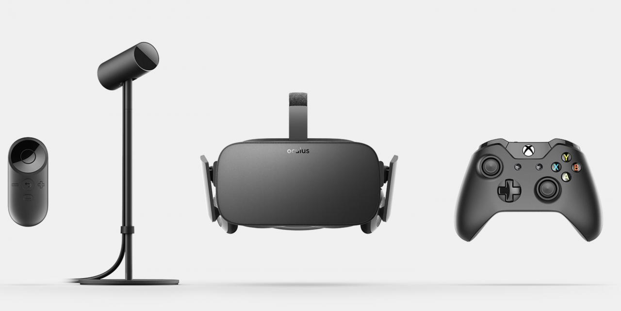 [13/06/2016] Saubere Front: Im Gegensatz zur verspielteren Vive-Vorderansicht gibt sich Oculus Rift kühl, technisch und glatt. (Oculus Rift)