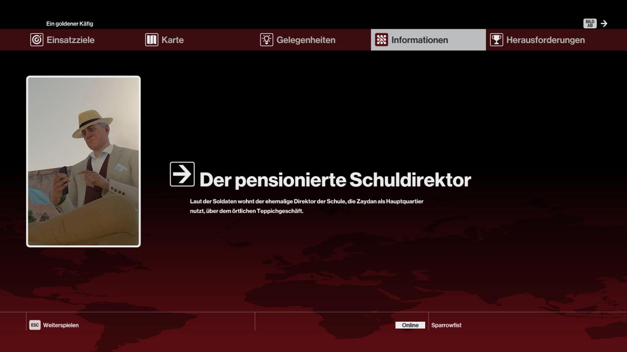 Wer aufmerksam ist, stößt auf nützlichen Informationen, die beispielsweise Hinweise auf mögliche Verkleidungen bieten.