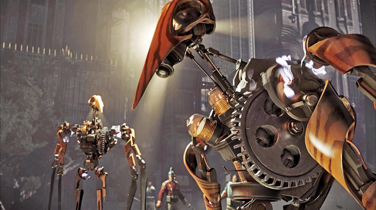 [20/06/2016] WTF! Die Uhrwerk-Soldaten sind sinnbildlich für das außergewöhnliche Art Design in Dishonored 2. (PC)