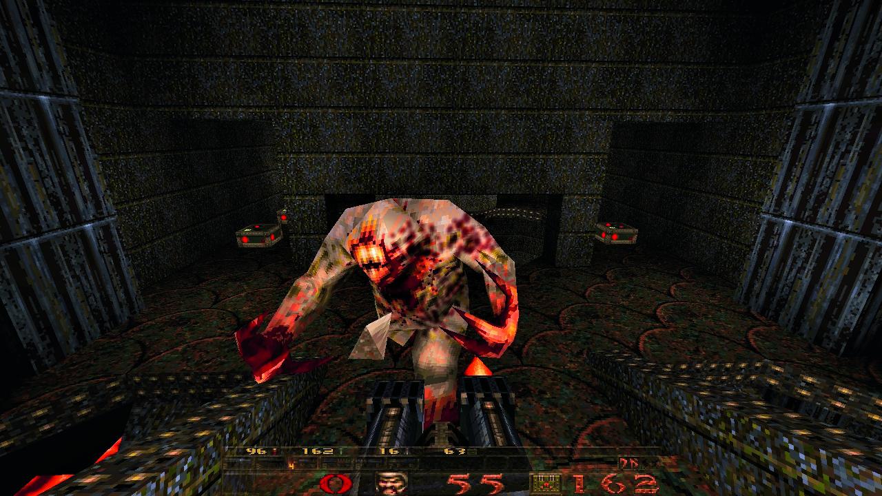 [23/06/2016] Quake war der erste Ego-Shooter, bei dem die komplette Spielwelt inklusive Gegnern und Gegenständen mit Polygonen dargestellt wurde. Davor bestanden Shooter noch zu weiten Teilen aus Sprites.