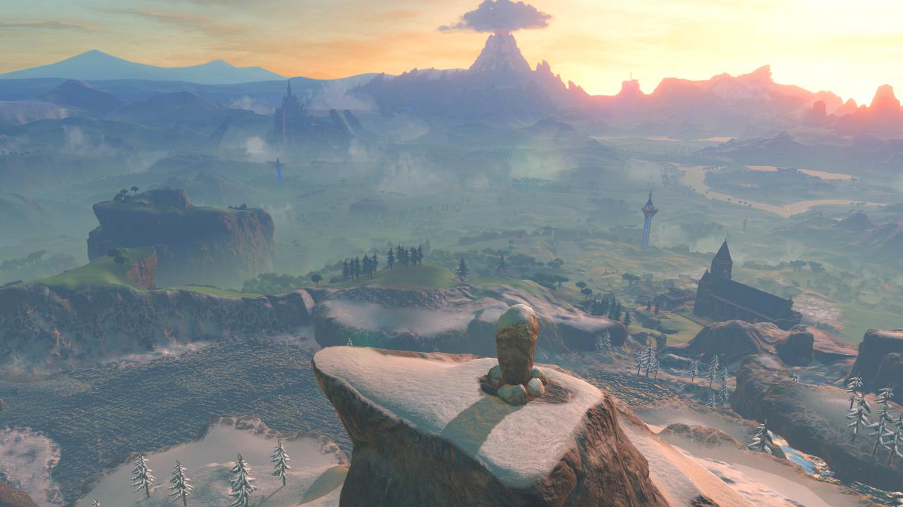 The Legend of Zelda: Breath of the Wild: Die Landschaft samt Zitadelle!