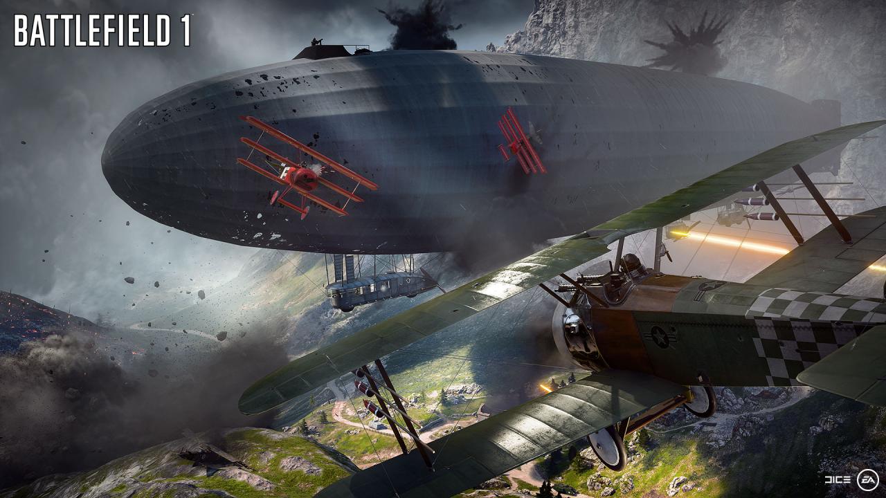 Battlefield 1: Zeppeline und Flugzeuge