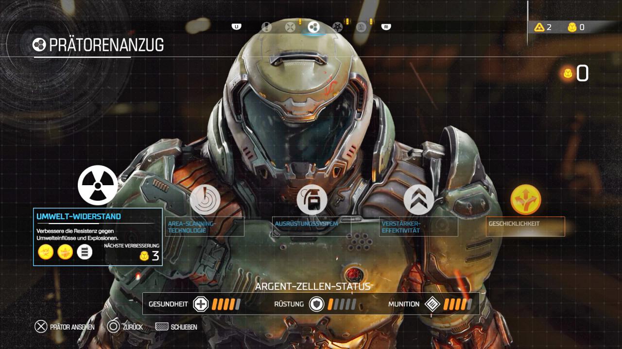 [12/07/2016] Crafting: Neben den Waffen-Upgrades gibt es auch Verbesserungen für euren Anzug. (PS4)