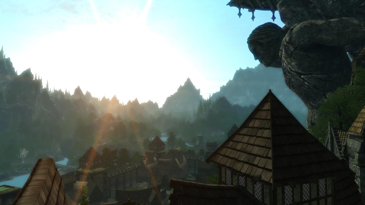 Die Total Conversion zu Skyrim bietet toll designte Schauplätze.