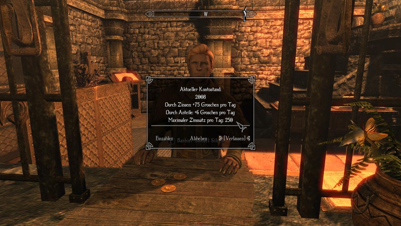 Legt euch auf alle Fälle ein Bankfach in Ark zu, um Zinsgewinne zu generieren.