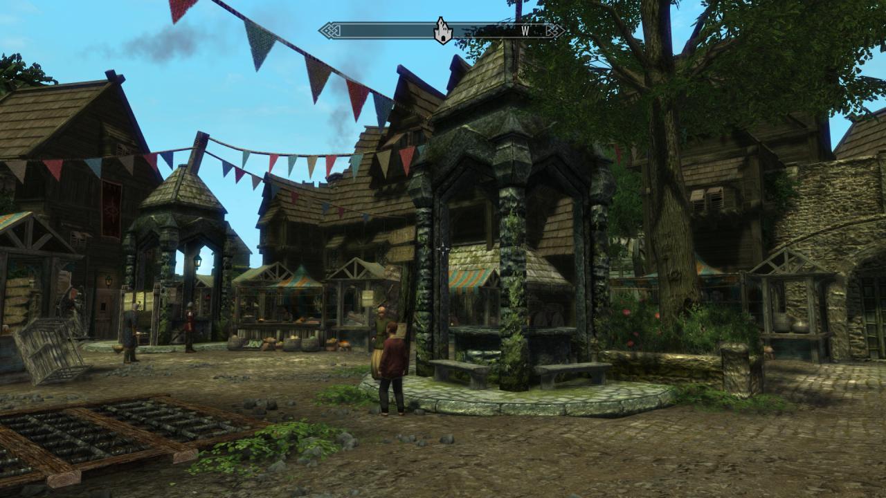  Auf dem Marktplatz von Ark finden Magier wichtige Utensilien für ihr Handwerk.