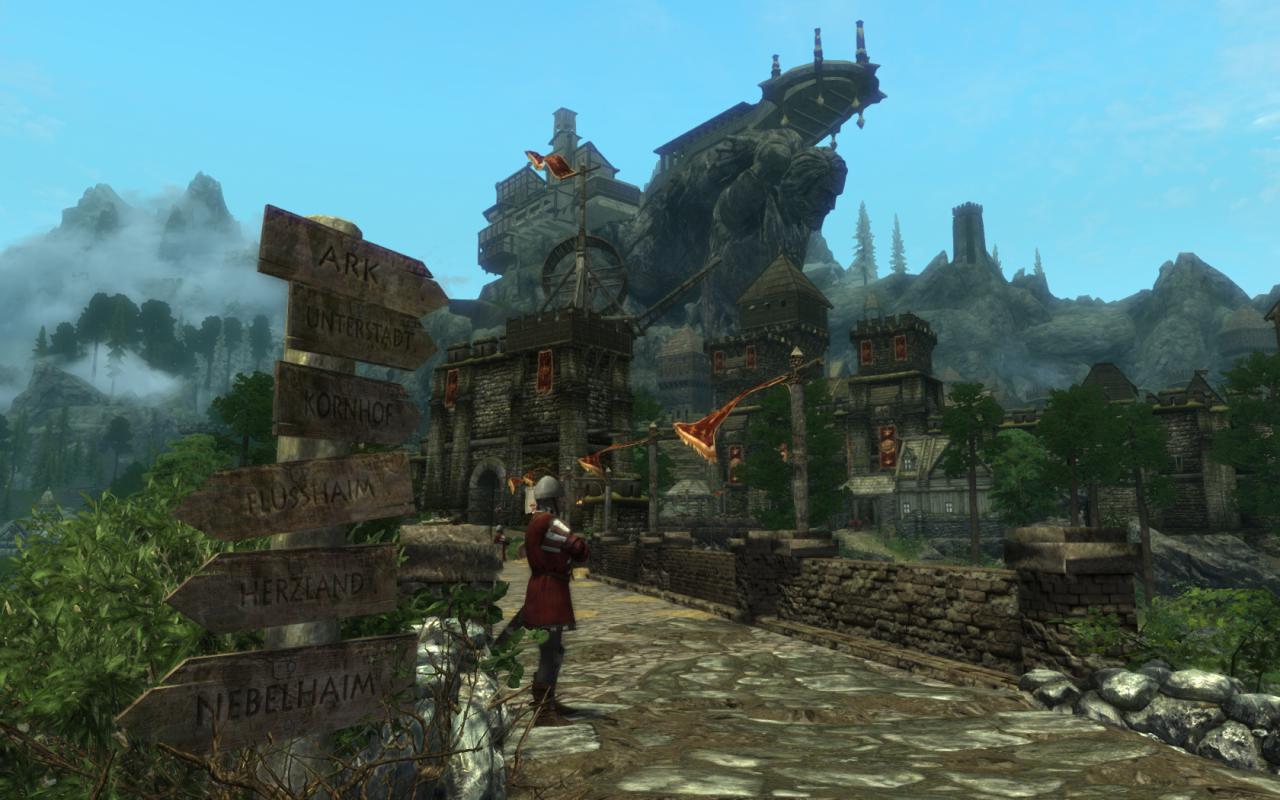 [19/07/2016] Ark ist die größte und zentrale Stadt in Enderal. Sie besticht vor allem durch ihre vertikale Architektur.