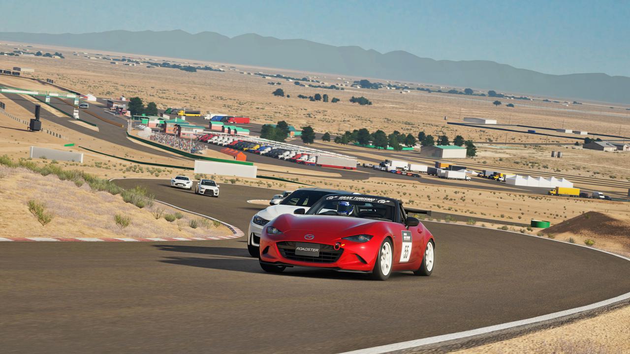 [20/07/2016] Modernisiert: Die bekannte GT-Strecke Willow Springs haben die Japaner merklich verschönert. (PS4)