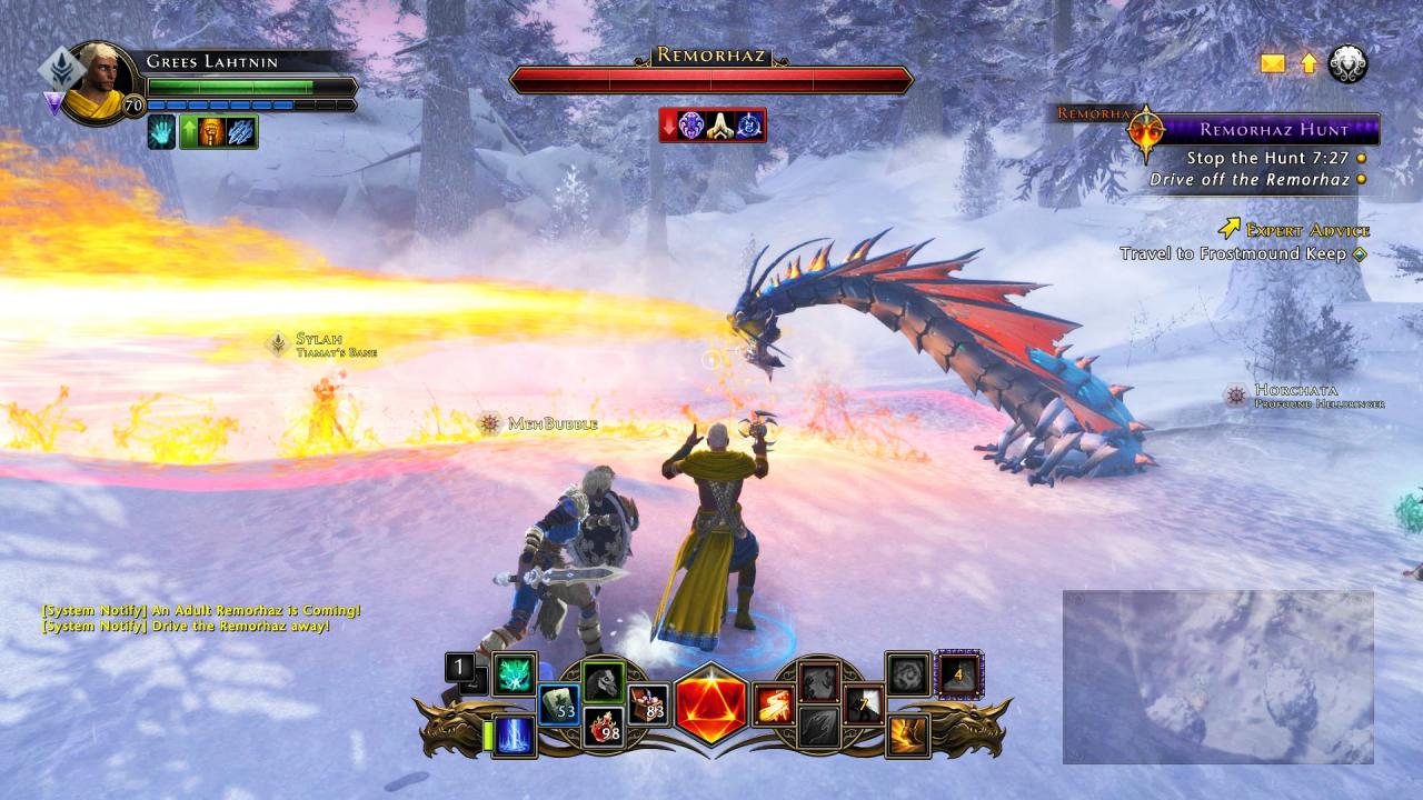 [14/07/2016] Arbeitsteilung: Im Gruppenspiel hält sich Neverwinter an bekannteMMORPG-Standards, was einen schnellen Einstieg erlaubt.