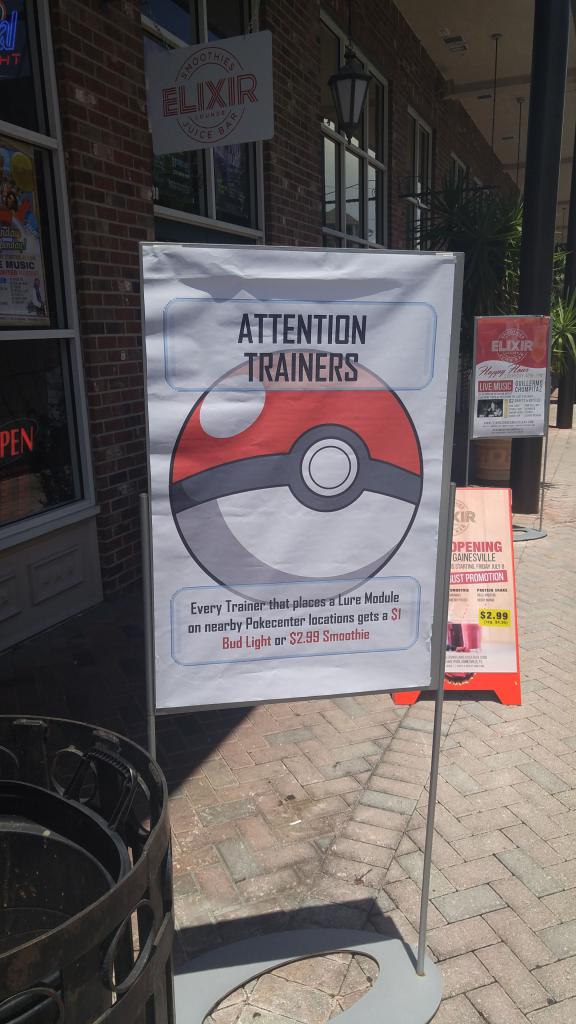 [29/07/2016] Getränke-Rabatt bei Lockmodul am Pokéstop