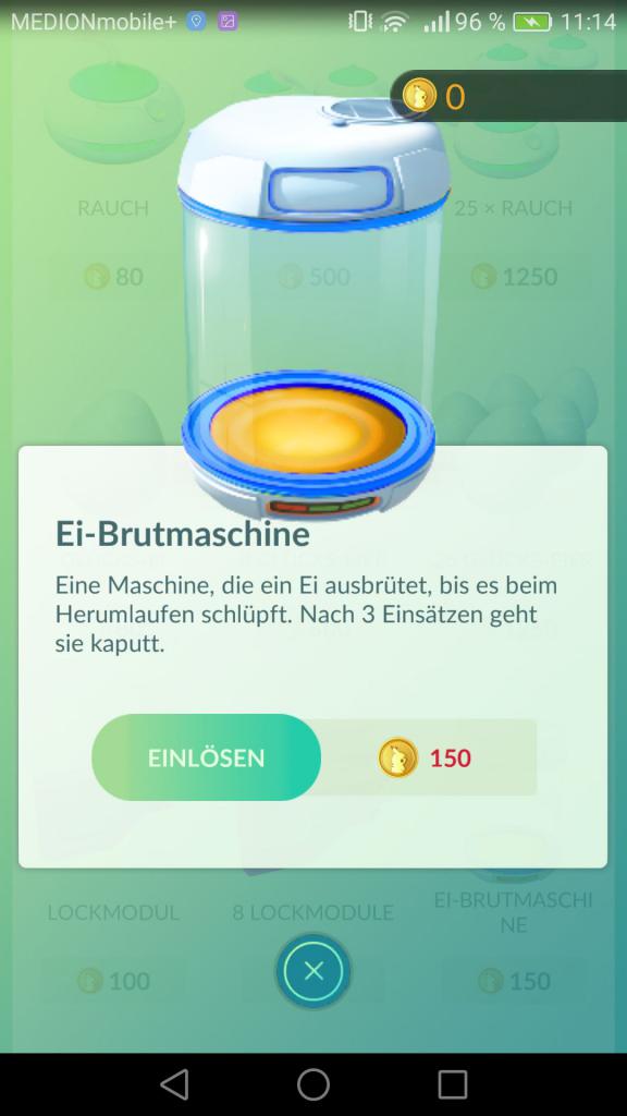 [13/07/2016] Eine Ei-Brutmaschine habt ihr bereits. Ihr braucht also nicht zwingend eine zweite zu kaufen, auch weil ihr die gekauft nur drei Mal nutzen dürft.