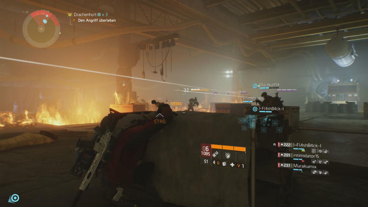 [01/07/2016] Beim Boss ist Absprache das A und O. Immerhin müsst ihr nicht nur Gegner erledigen, sondern auch den Feuern ausweichen.