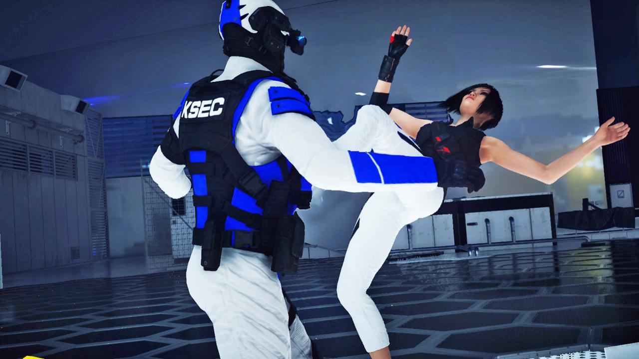 [22/08/2016] Finish him: Nur bei erfolgreichen Finisher-Attacken ändert sich die Kameraperspektive. Den Rest des Spiels seht ihr komplett durch Faiths Augen. (PS4)