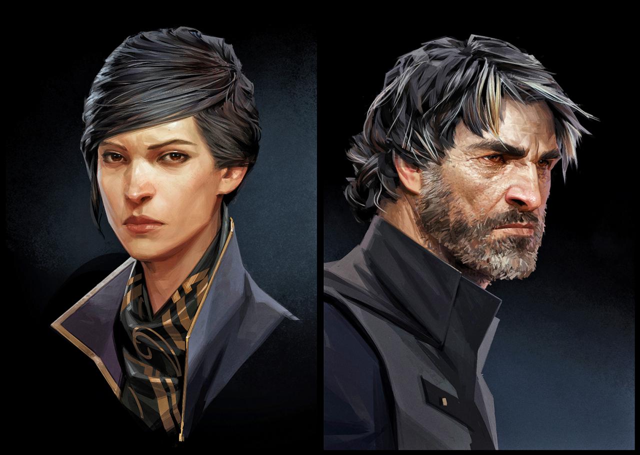 [22/08/2016] Tochter und Sohn: Die entthronte Emily und ihr Vater Corvo sind die beiden wählbaren Charaktere, deren Spielweisen sich stark unterscheidet.