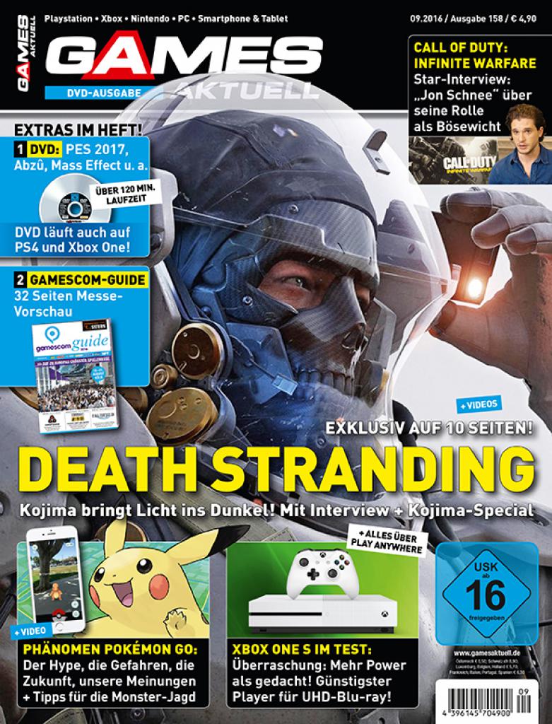 [11/08/2016] Games Aktuell 09/2016: Jetzt als Digitalausgabe in der Games Aktuell-App und ab 17. August im Zeitschriftenhandel!