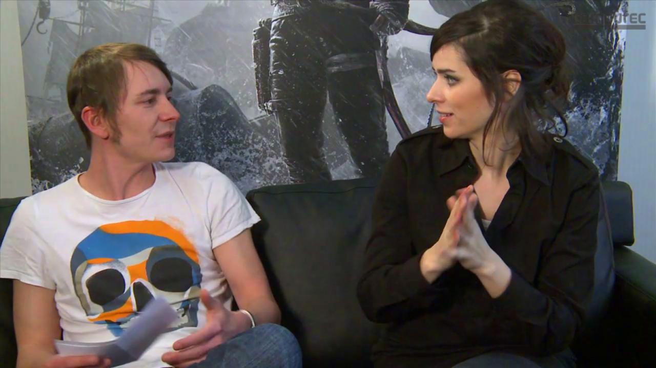 [01/08/2016] Seitenwechsel: Unser Ex-Kollege Thorsten Küchler (hier im Gespräch mit Nora Tschirner) ist seit Mai bei Square Enix und gehört zu den PR-Managern, die Magazine wie die Games Aktuell noch persönlich betreuen.