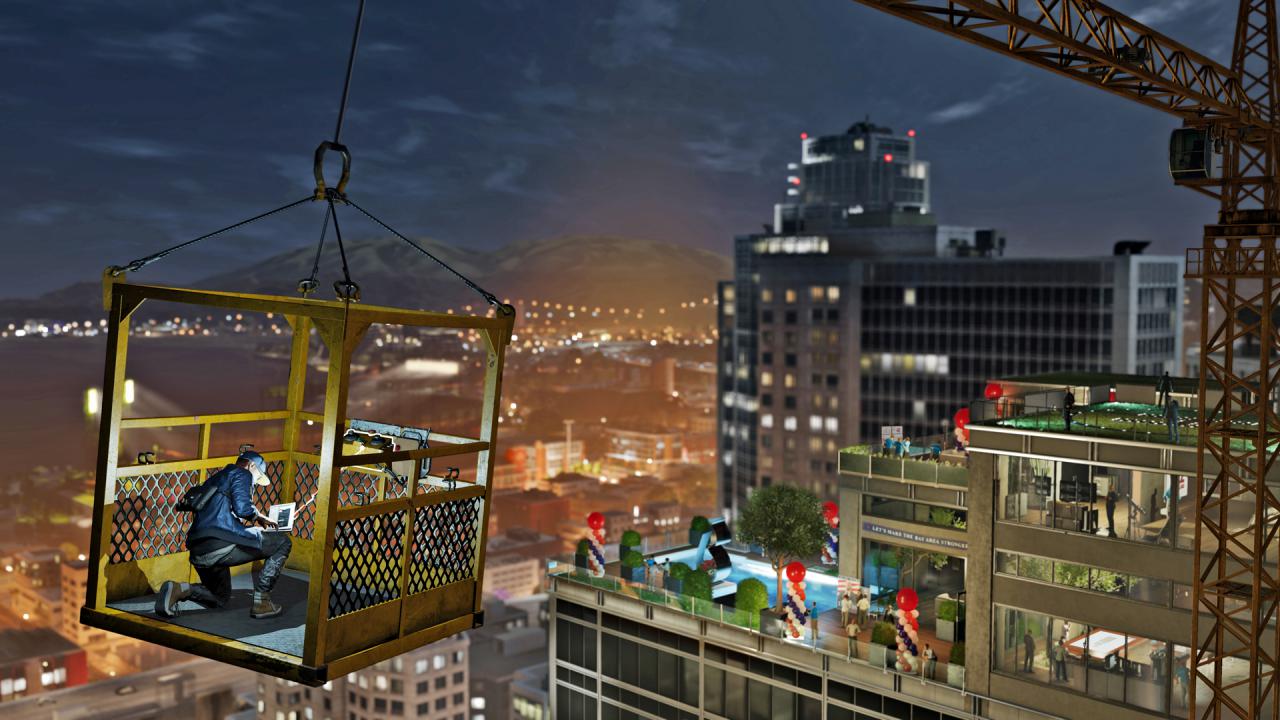 [22/08/2016] Entdecke die Möglichkeiten: Einfach den Kran hacken und schon könnt ihr den Partycrasher mimen. (PS4)