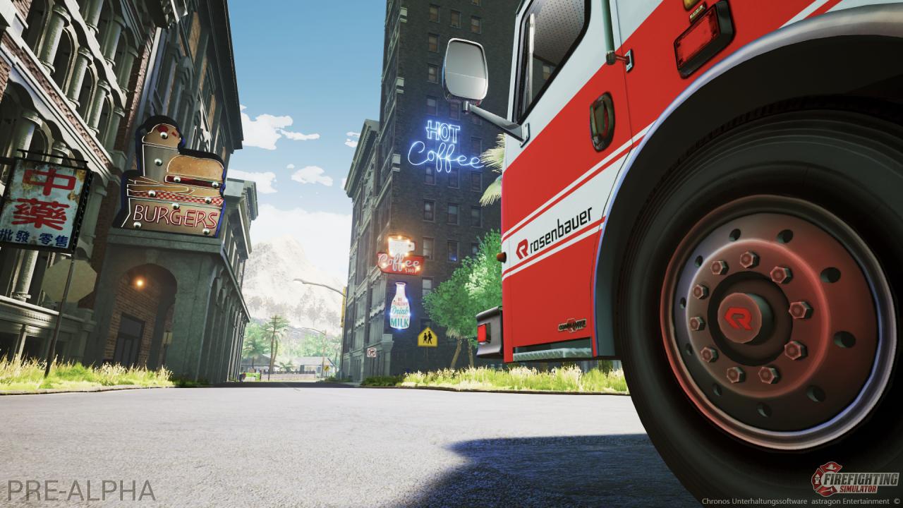 Firefighting Simulator: Szene aus der Pre-Alpha-Version