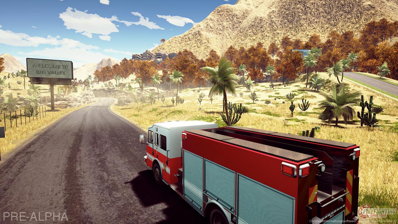 Firefighting Simulator: Szene aus der Pre-Alpha-Version
