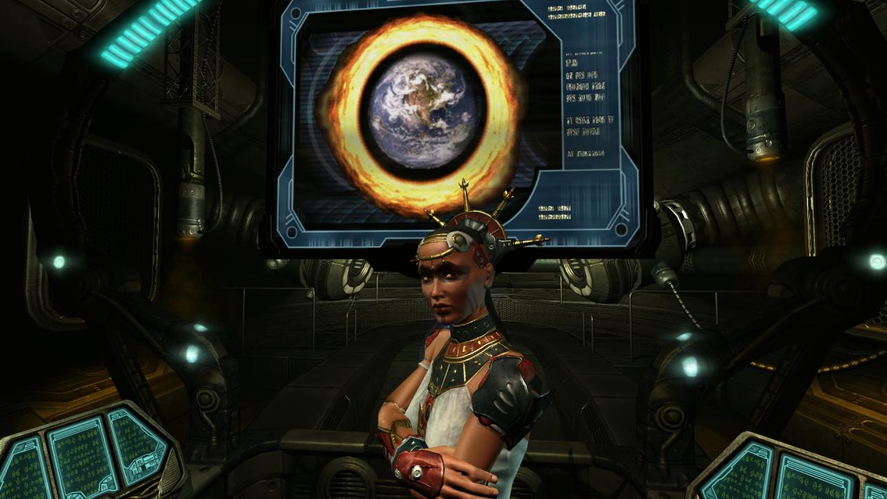 Heimlichtuer: Am Bord der Alien-Sphäre leben bereits seit Jahrhunderten technisch hochgerüstete Indianer. 