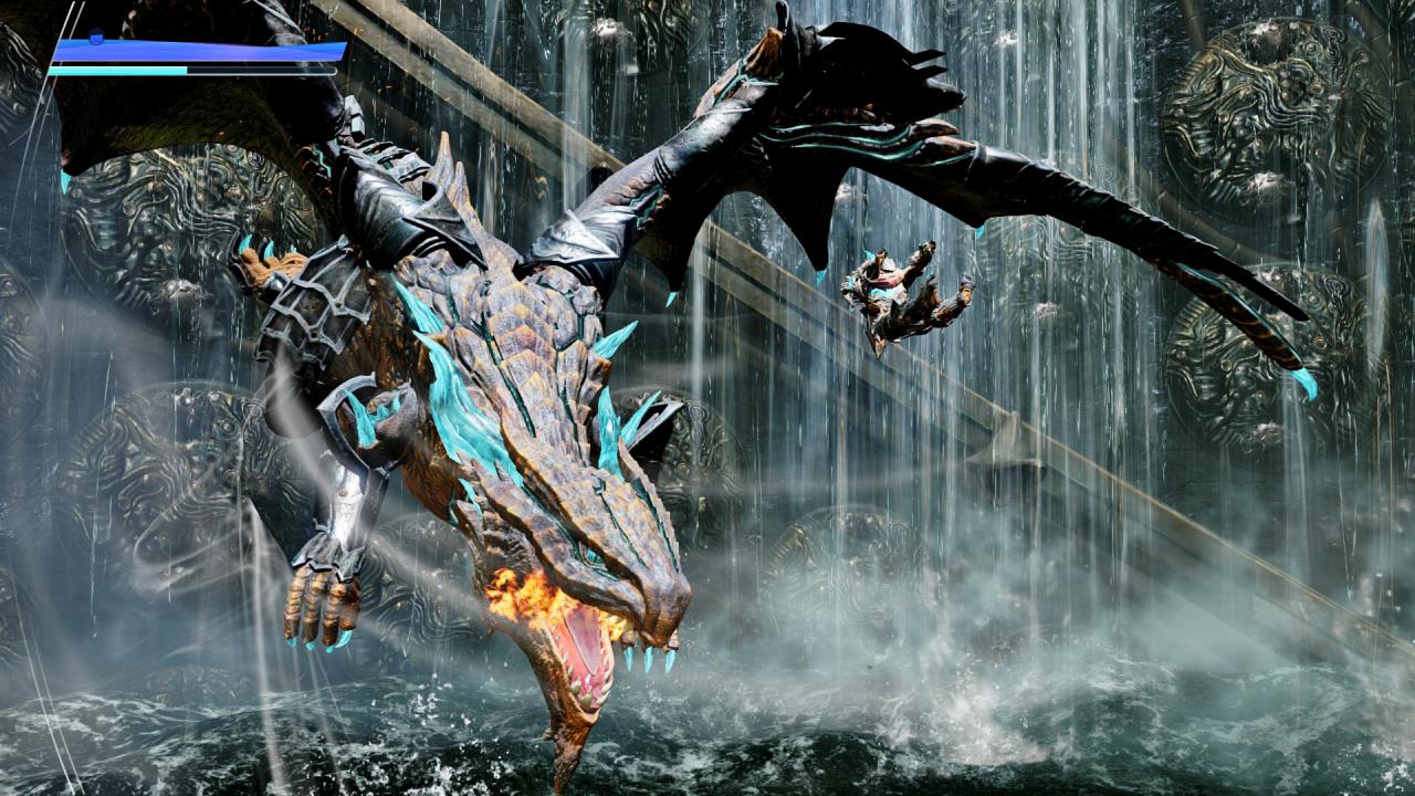 [20/09/2016] Echte Freunde: Schüttelt euch der Gegner ab, eilt Thuban zu Hilfe und fängt euch auf. So ein Drachenfreund ist schon was Feines. (Xbox One)