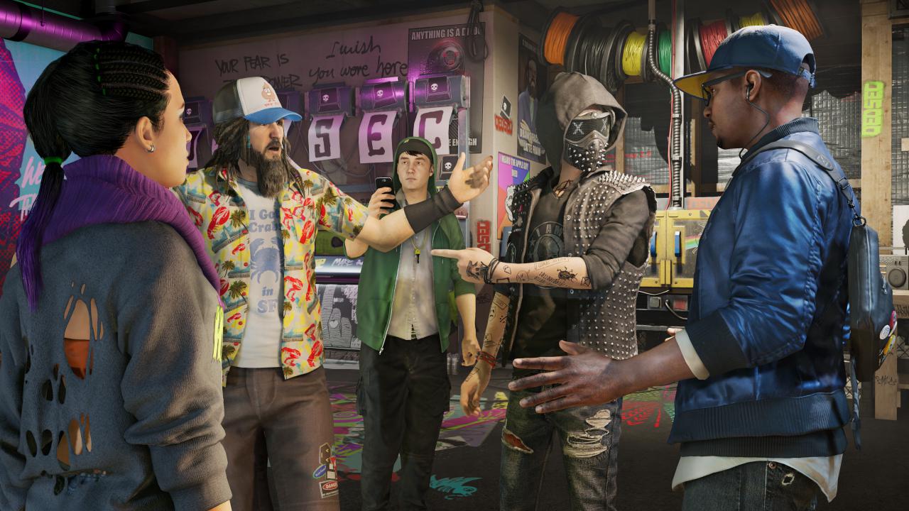 [23/09/2016] Publisher Ubisoft hat uns noch drei Screenshots zukommen lassen, auf denen wir die Hackertruppe Dedsec sehen. (3)