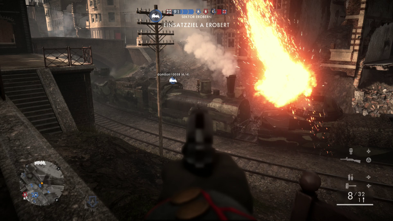 [25/10/2016] Battlefield 1 macht auch auf den Konsolen im Multiplayer-Modus richtig Laune. (Screenshot aus der PS4-Version)