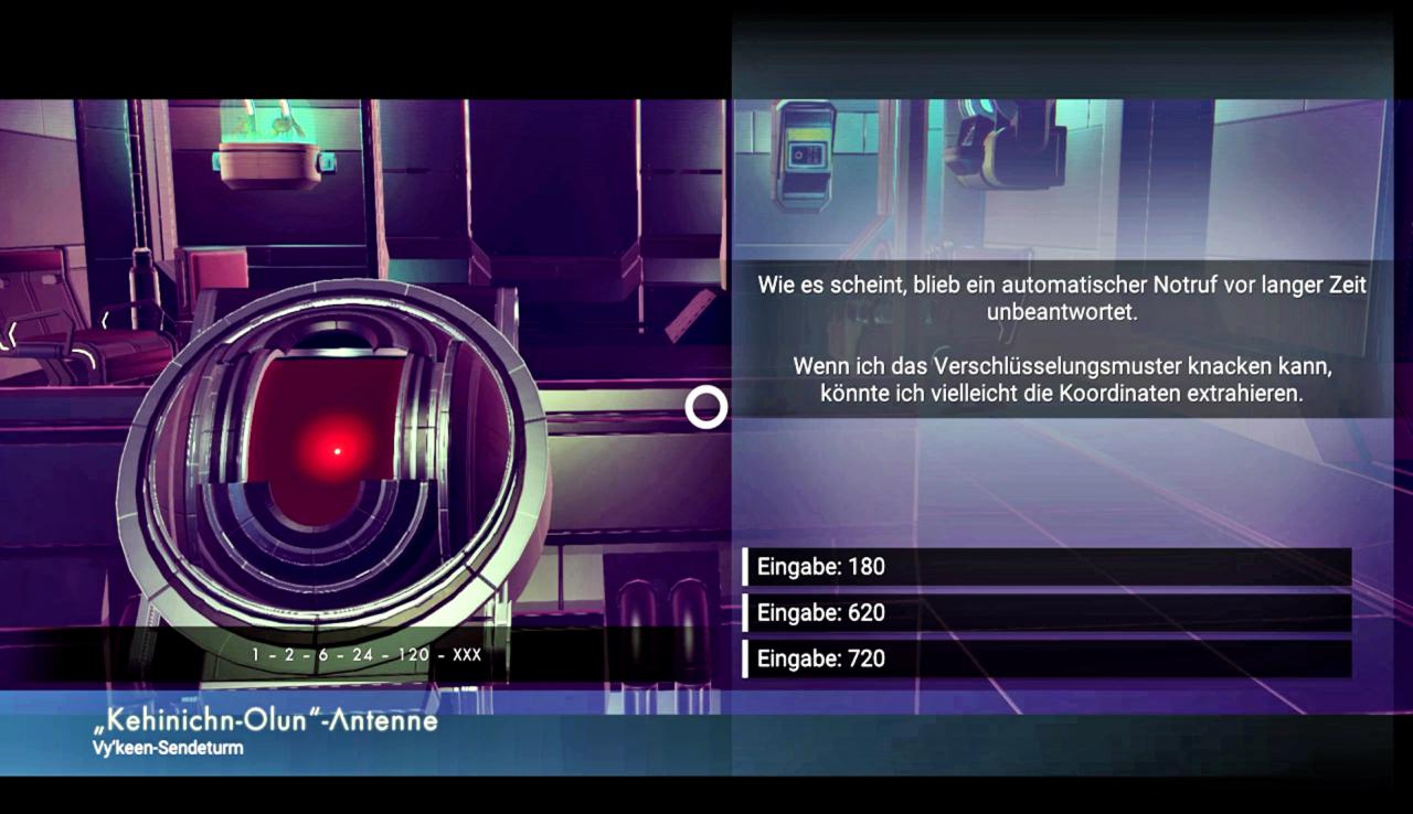 [12/10/2016] Eins plus eins...Zahlenfolgenrätsel muss man lösen, um an solchen Stationen Koordinaten zu erhalten. (PS4)