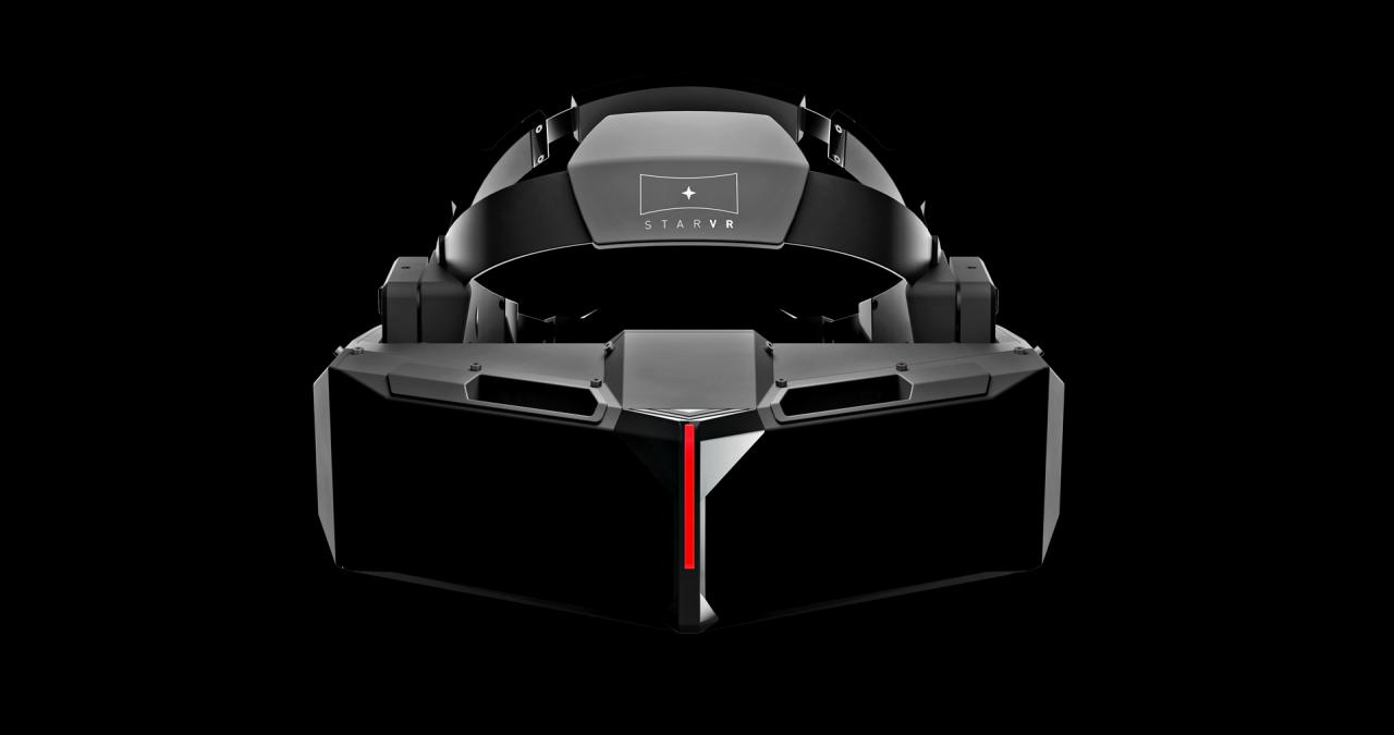 [14/10/2016] The next Big Thing? So sieht die VR-Brille von StarVR aus. Die Technik wischt aktuell mit HTC Vive und Co. den Boden auf. Die Stärken: Eine immense Auflösung und ein riesiges Sichtfeld.