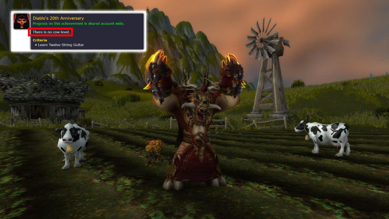 [29/10/2016] WoW: Kommt der Diablo-Kuhlevel?